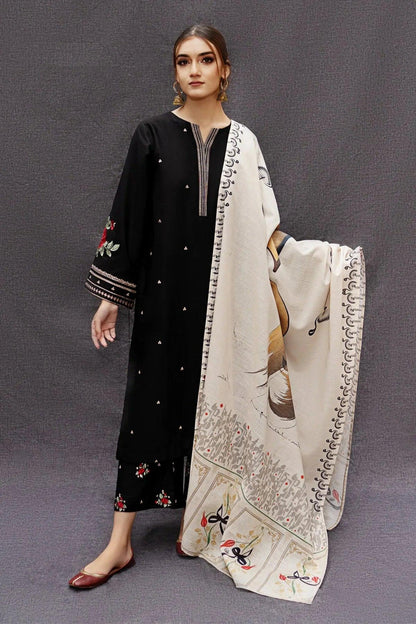 URGE DHANAK 3PC Embroidered
