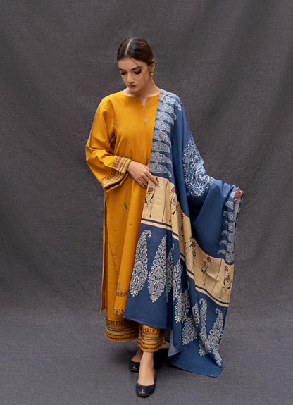 URGE DHANAK 3PC Embroidered