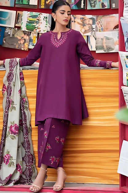 URGE DHANAK 3PC Embroidered