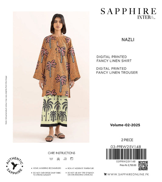 Sapphire Nazli fancy linan print 2p