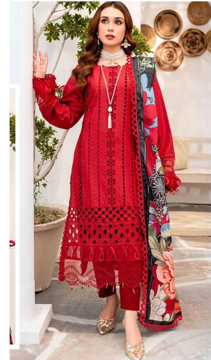 Sapphire Dhanak embroided collection 3pc