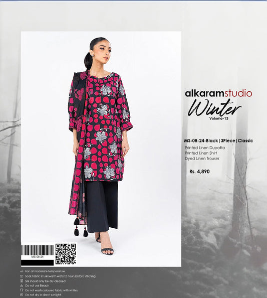Alkaram studio linan print 3p