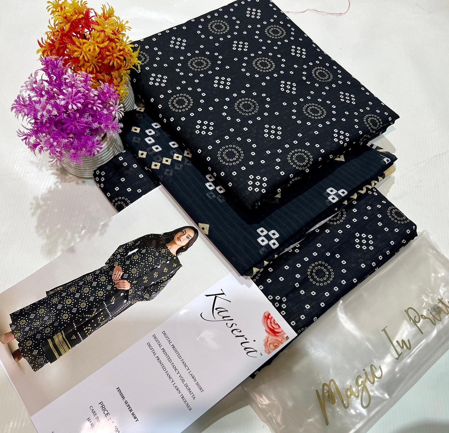 Kayseria lawn print 3p