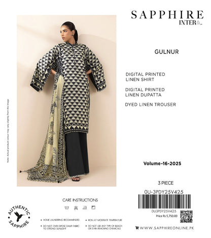 Sapphire linan print 3p