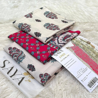 Saya linen print 3p