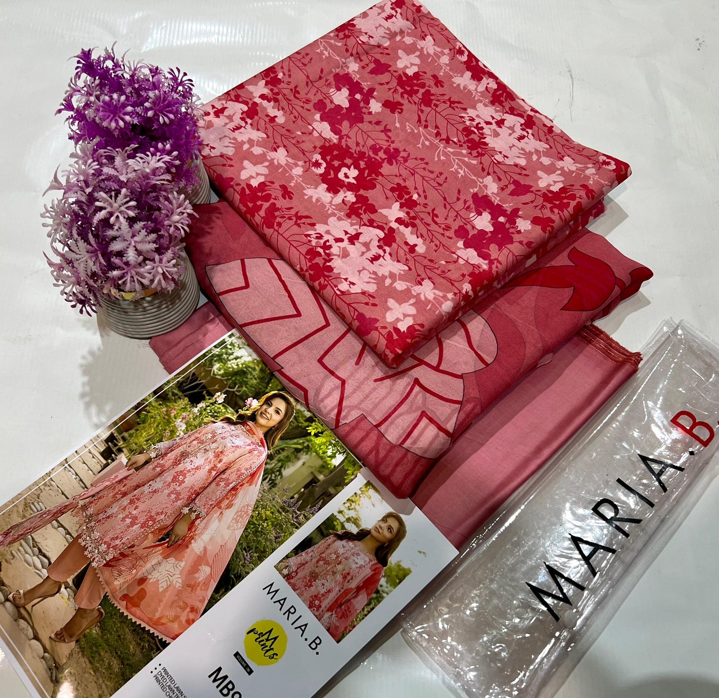 Maria B M prints lawn 3p