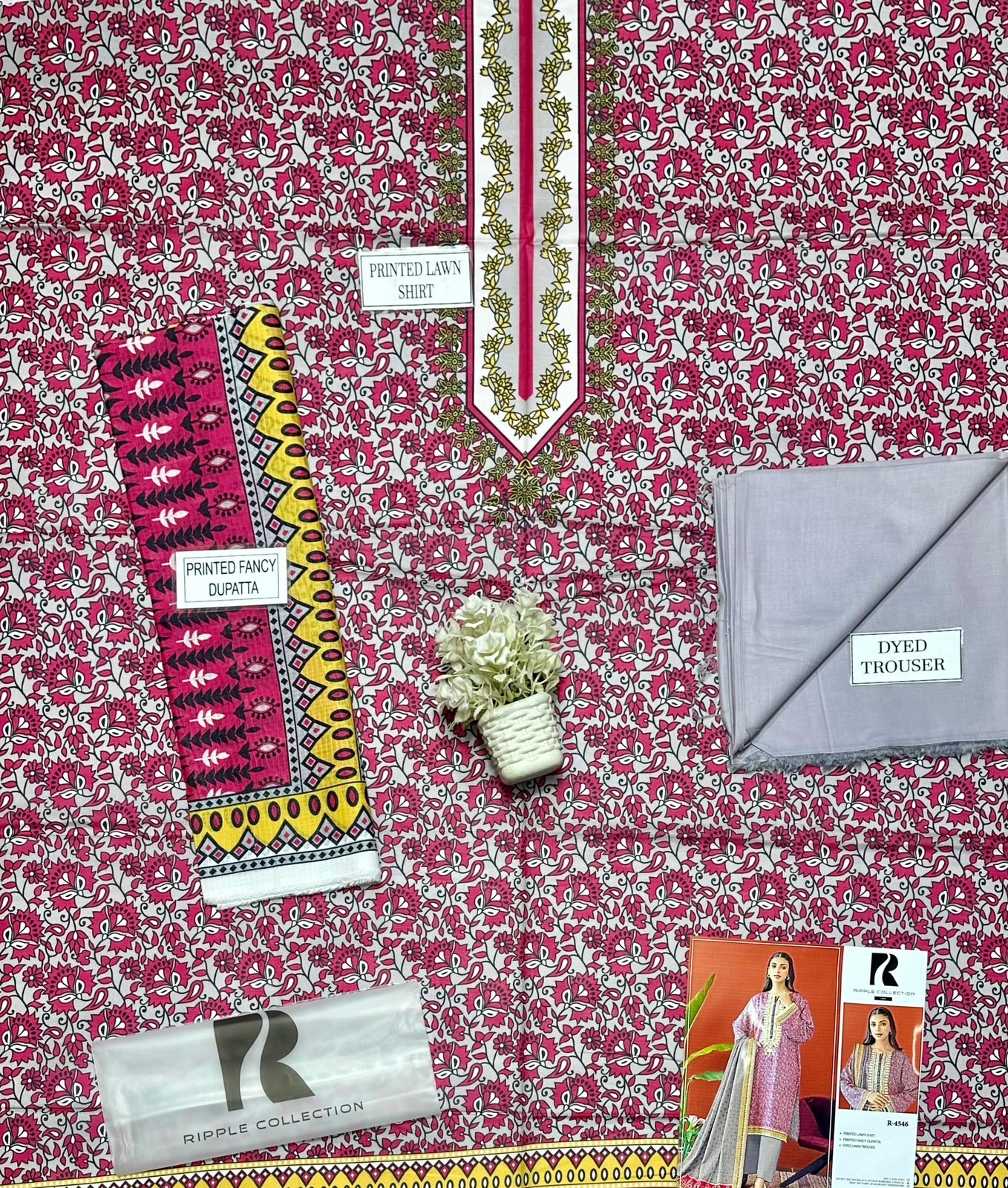Ripple collection lawn print 3p